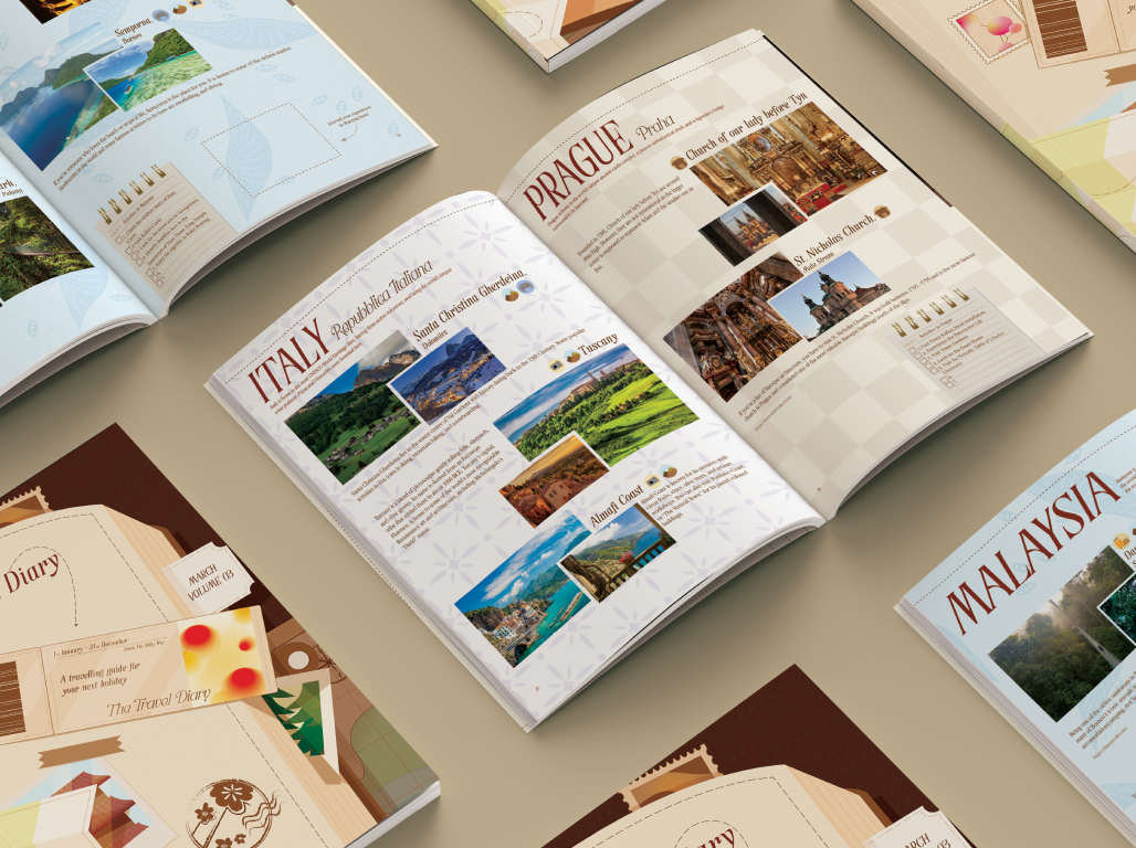 magazine pages